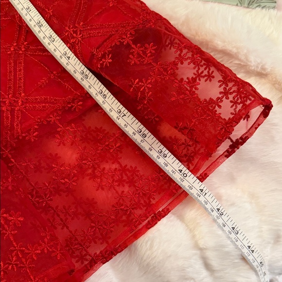 Karen Millen Red Lace Dress - Picture 10 of 10